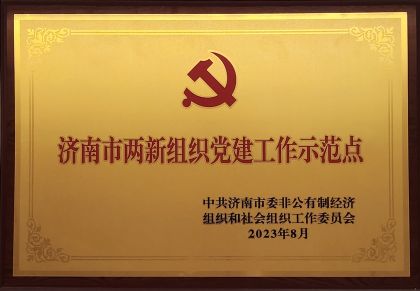 喜报｜u体育获评济南市两新组织党建示范点